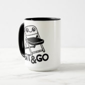 Ideaal voor uw ochtend koffie sit & go mok (Voorkant links)