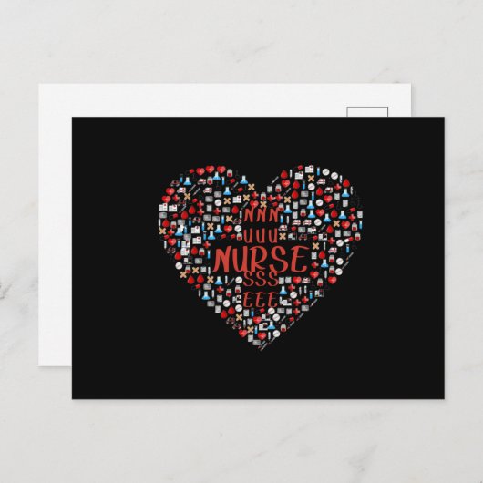 Ideaal voor verpleegkundigen. Zenuwwaardestijging  Briefkaart (Voorkant / Achterkant)