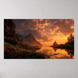 Ideaal voor wanddecoratie en kunstdrukken, deze wi poster