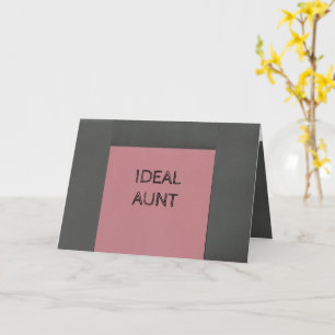 Ideal Aunt Kaart