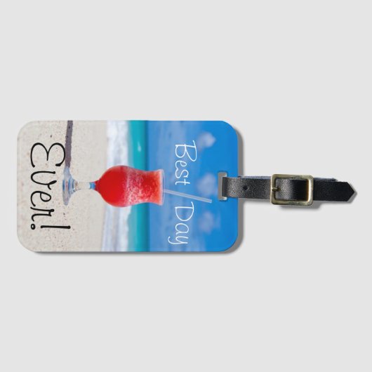 Ideal-Beach Vacking Bagagelabel (Voorkant (horizontaal))