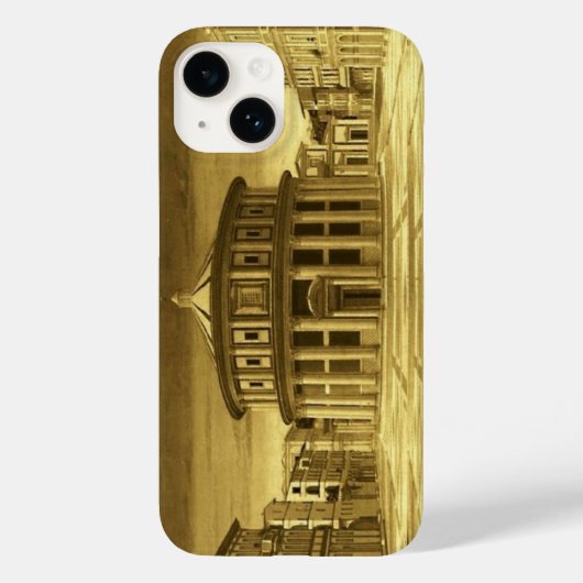 IDEAL CITY Renaissance Architect, Gold Yellow Case-Mate iPhone Case (Achterkant)