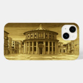 IDEAL CITY Renaissance Architect, Gold Yellow Case-Mate iPhone Case (Achterkant (horizontaal))