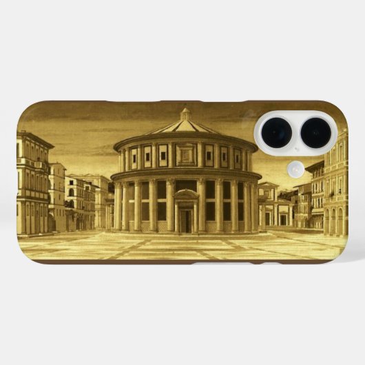 IDEAL CITY Renaissance Architect, Gold Yellow Case-Mate iPhone Case (Achterkant (horizontaal))