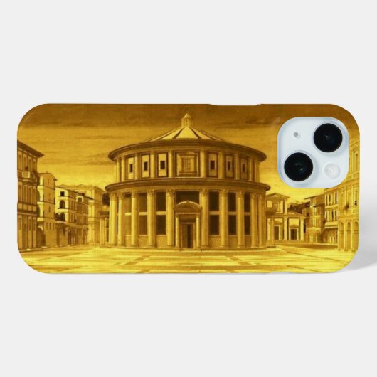 IDEAL CITY Renaissance Architect, Gold Yellow Case-Mate iPhone Case (Achterkant (horizontaal))