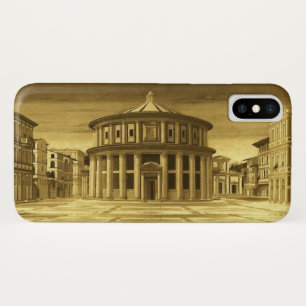 IDEAL CITY Renaissance Architect, Gold Yellow iPhone X Hoesje
