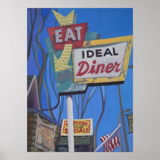IDEAL DINER POSTER (Voorkant)