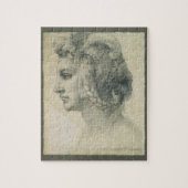 Ideal Head of a Woman van Michelangelo Legpuzzel (Verticaal)