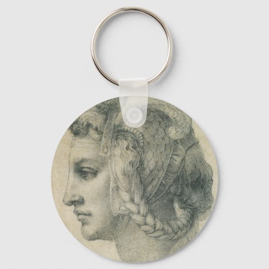 Ideal Head of a Woman van Michelangelo Sleutelhanger (Voorkant)