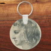 Ideal Head of a Woman van Michelangelo Sleutelhanger (Voorkant)