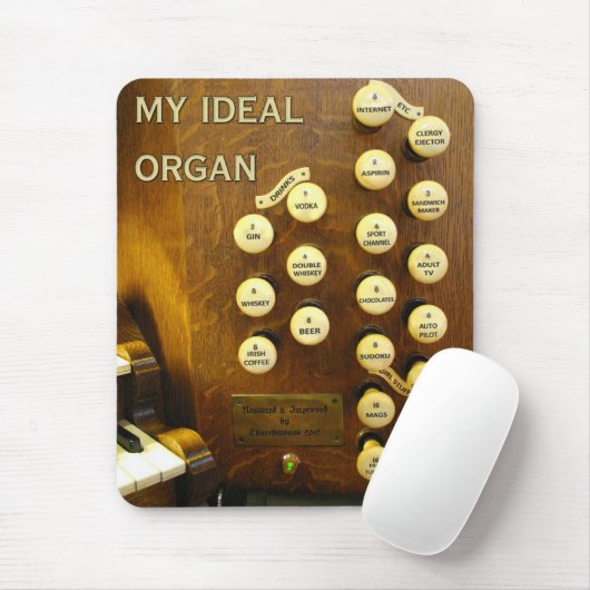 Ideal organ mousepad muismat (Met muis)