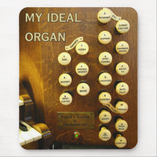 Ideal organ mousepad muismat