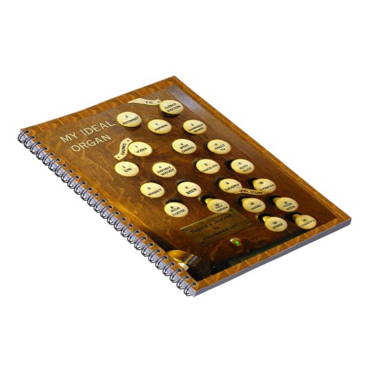 Ideal organ notebook notitieboek (Rechterzijde)