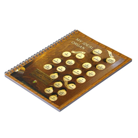 Ideal organ notebook notitieboek (Linkerzijde)