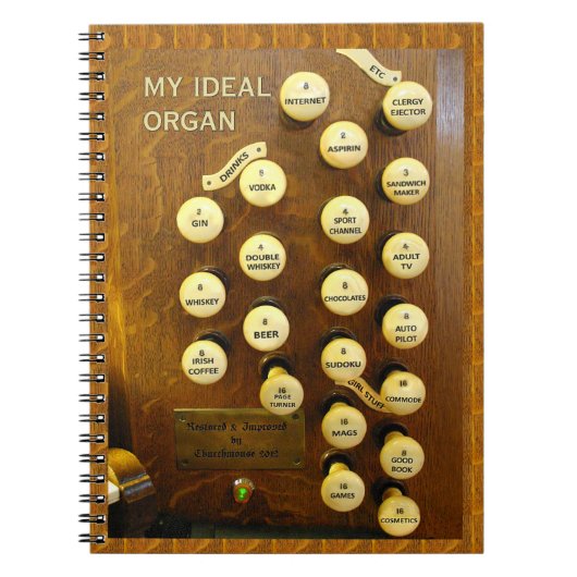 Ideal organ notebook notitieboek (Voorkant)