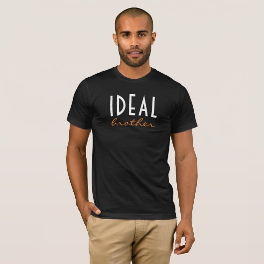 IDEALE broer. Gepersonaliseerd T-shirt (Voorkant volledig)