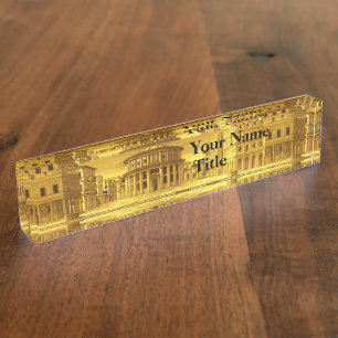 IDEALE CITY, renaissance Architecture / Gold Yello Naambordje