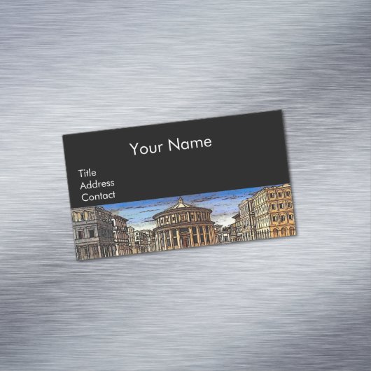 IDEALE CITY, renaissance Architecture Magnetisch Visitekaartje (Voorbeeld)