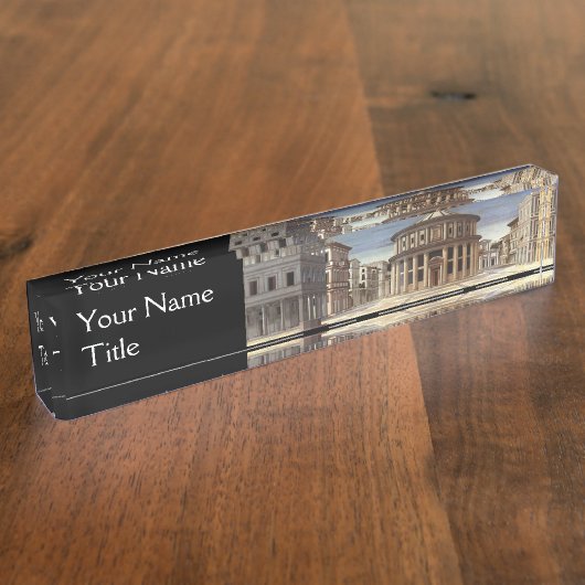 IDEALE CITY, renaissance Architecture Naambordje (Zijkant)