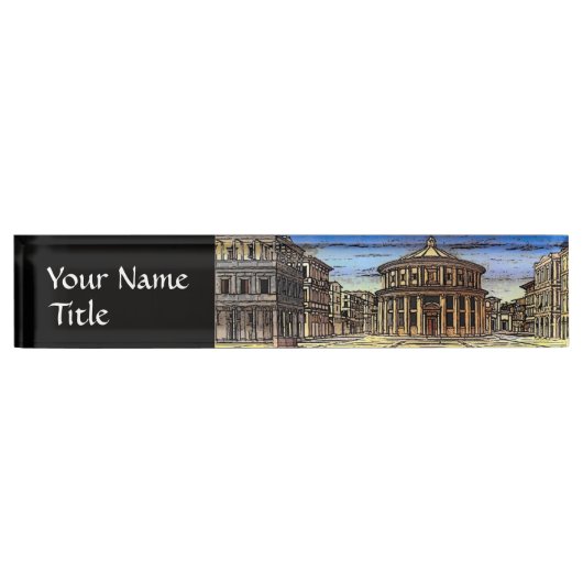 IDEALE CITY, renaissance Architecture Naambordje (Voorkant)