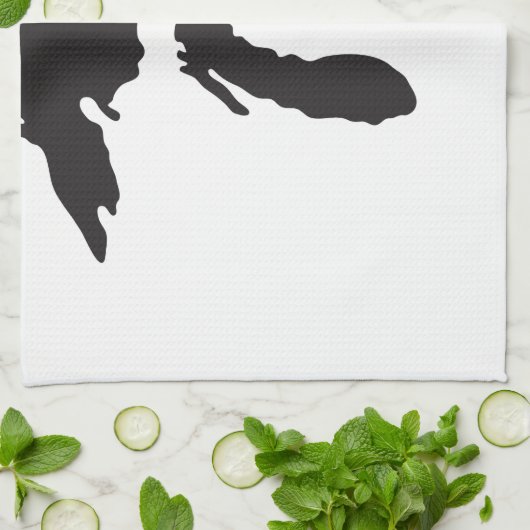 Ideale illustratie theedoek (Gevouwen)