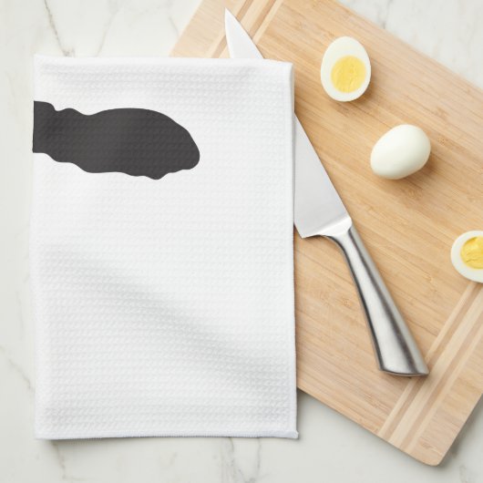 Ideale illustratie theedoek (Quarter Fold)