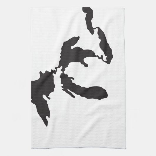 Ideale illustratie theedoek (Verticaal)