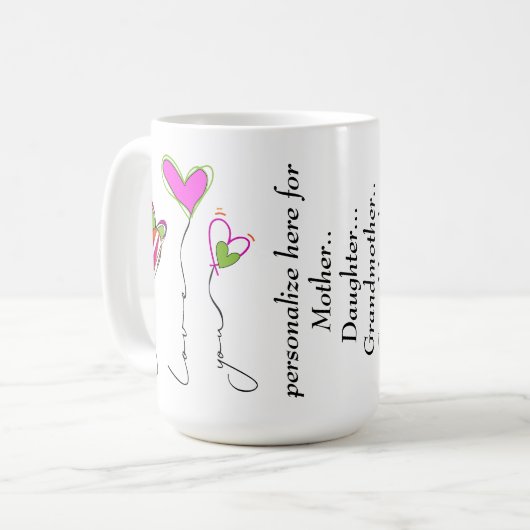 Ideale mok voor iedereen (Voorkant links)