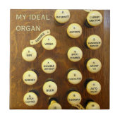 Ideale orgel tegel tegeltje (Voorkant)