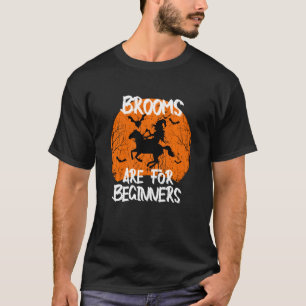 Ideale paarden met halloween Brooms zijn van start T-shirt
