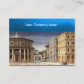 IDEALE STAD, helder blauw saffier Visitekaartje (Achterkant)