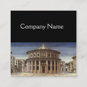 IDEALE STAD, RENAISSANCE ARCHITECTUUR Architect Vierkante Visitekaartje (Achterkant)