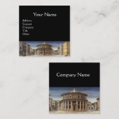 IDEALE STAD, RENAISSANCE ARCHITECTUUR Architect Vierkante Visitekaartje (Voorkant / Achterkant)