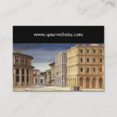IDEALE STAD Renaissance Architectuur ,Architect Visitekaartje (Achterkant)
