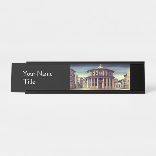 IDEALE STAD, Renaissance Architectuur Bureau Naambordje (Voorkant)