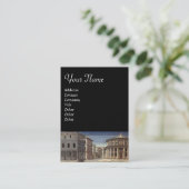 IDEALE STAD, zwart Visitekaartje (Staand voorkant)