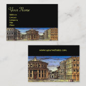 IDEALE STAD, zwart Visitekaartje (Voorkant / Achterkant)