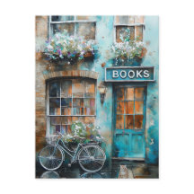 Ideale Waterverf boekhandel schilderij