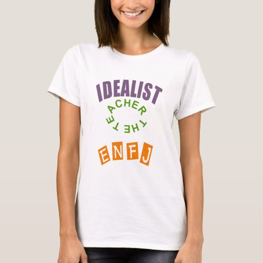 IDEALIST ENFJ.PNG T-SHIRT (Voorkant)