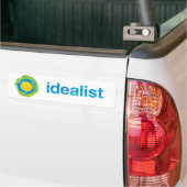 Idealistische Bumpersticker (Op Truck)