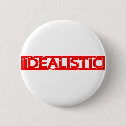 Idealistische stempel ronde button 5,7 cm (Voorkant)