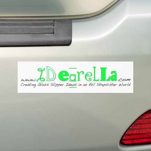 Idearella Bumpersticker (Op auto)