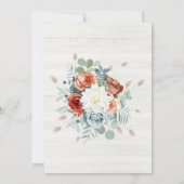 Ideas de Boda de Terracota en Español Kaart (Achterkant)