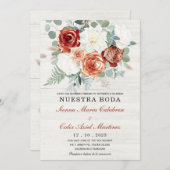 Ideas de Boda de Terracota en Español Kaart (Voorkant / Achterkant)