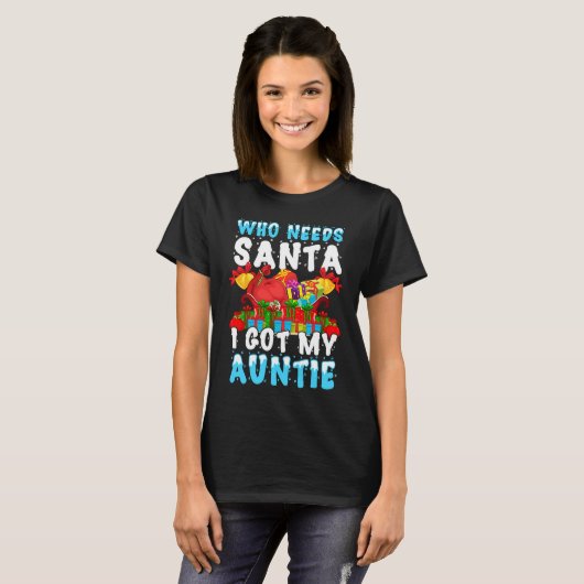 Ideas for New Aunts from Nieces and Nephews Quote T-shirt (Voorkant volledig)