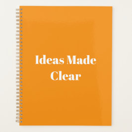 Ideas Made Clear  Planner