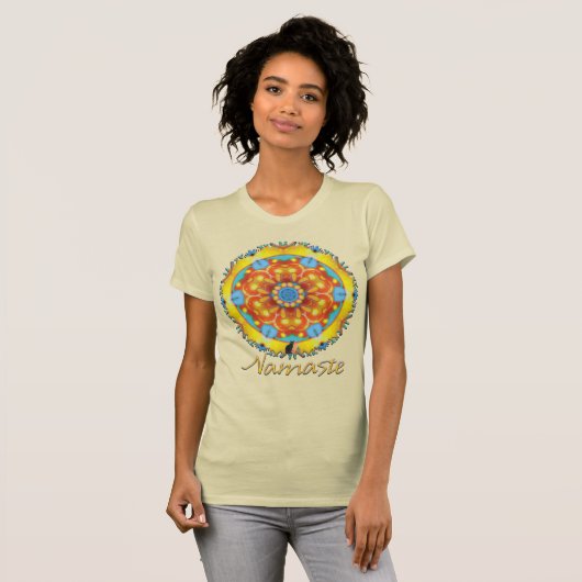 Ideate Namaste Kaleidoscoop T-shirt (Voorkant volledig)