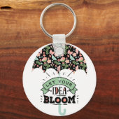 Idee Bloei Paraplu Sleutelhanger (Voorkant)