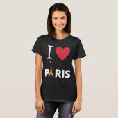 Idee Cadeau Voyage: I Love Paris, Psg, Frankrijk T-shirt (Voorkant volledig)