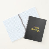 Idee Dump Zwart & Goud Notitieboek voor Creatieven (Binnen)